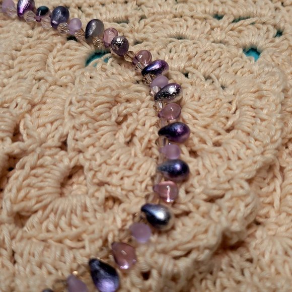 Bridgerton  Purple Choker Handmade - Picture 3 of 10